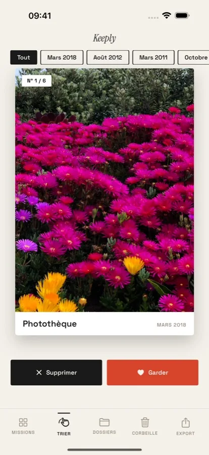 Le tri photo par balayage